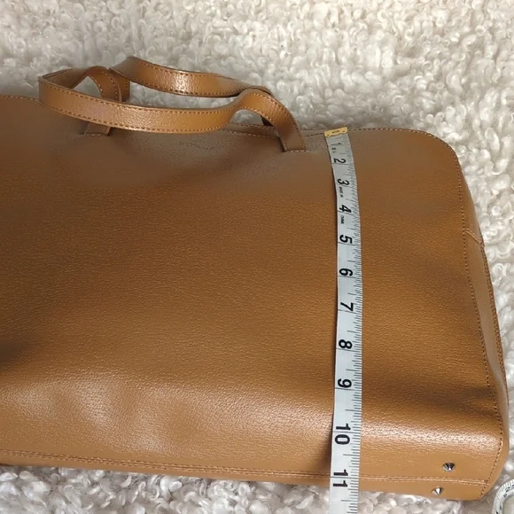 Furla Tan Leather Laptop Bag - Picture 7 of 11